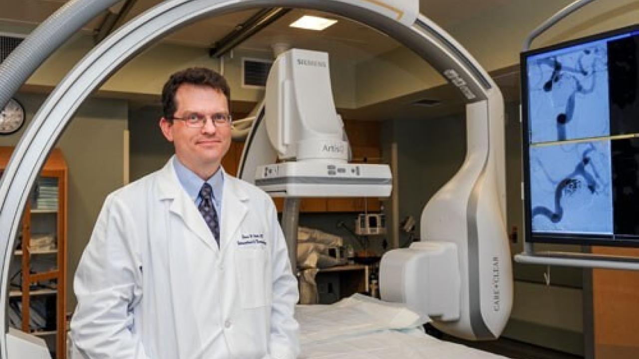 Steven Hetts, MD, chief of Interventional Neuroradiology at UCSF Mission Bay Hospitals.