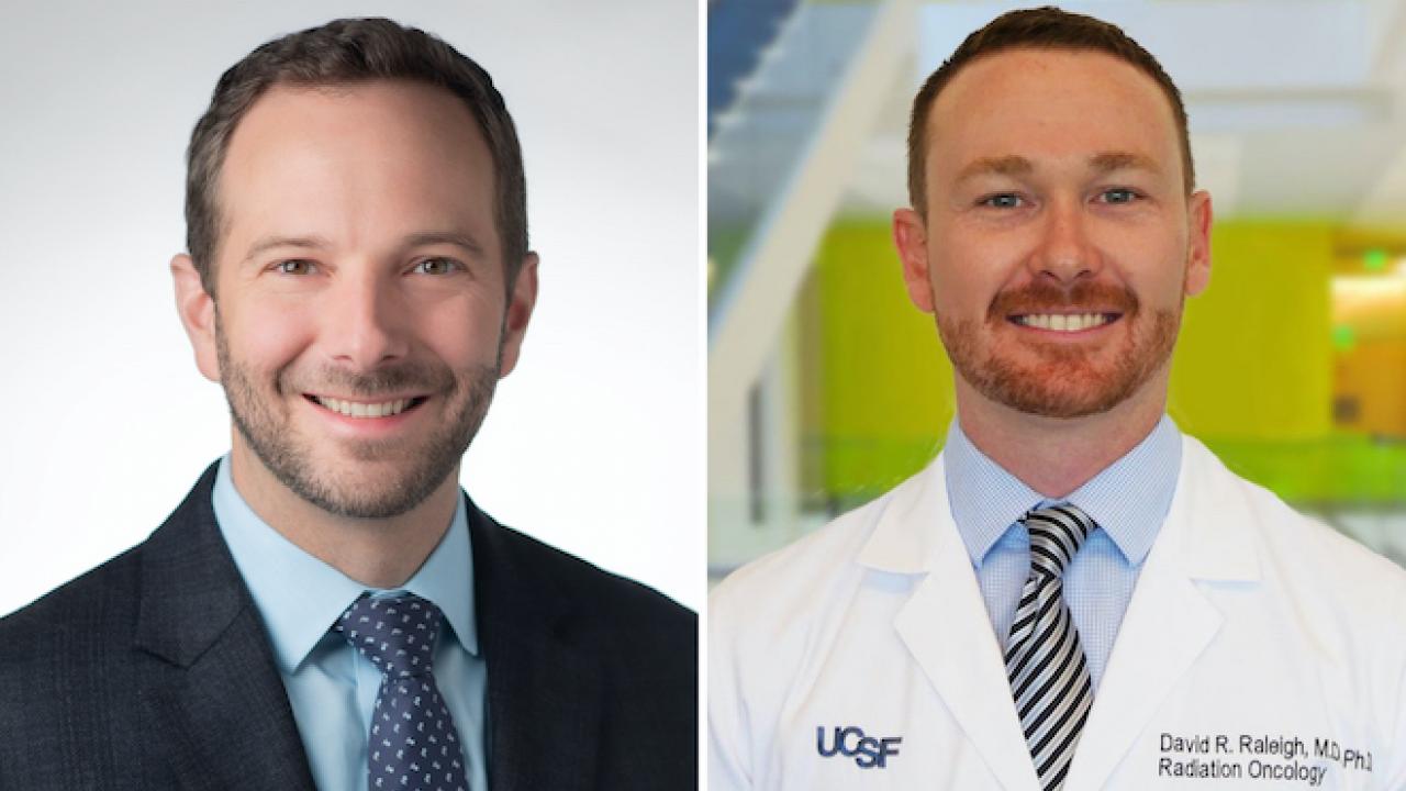 Stephen Magill, MD, PhD (left) and David Raleigh, MD, PhD (right)