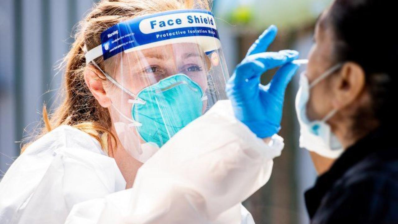 UCSF helped to provide COVID-19 testing in the Mission District in April. It is now collaborating to expand testing in several San Francisco neighborhoods. Photo by Barbara Ries