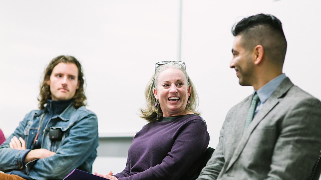 Panelists share best practices at a career development event hosted by the HDFCCC Office of Education & Training. Photo credit: Elena Graham.