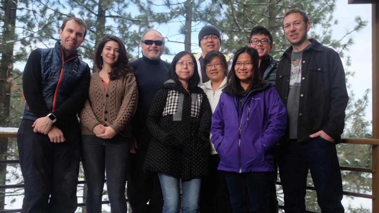 Arthur "Art" Weiss, MD, PhD, Investigator, Howard Hughes Medical Institute Ephraim P. Engleman Distinguished Professor, Department of Medicine Division of Rheumatology, is shown here with his lab members in 2018. Photo courtesy Weiss Lab.
