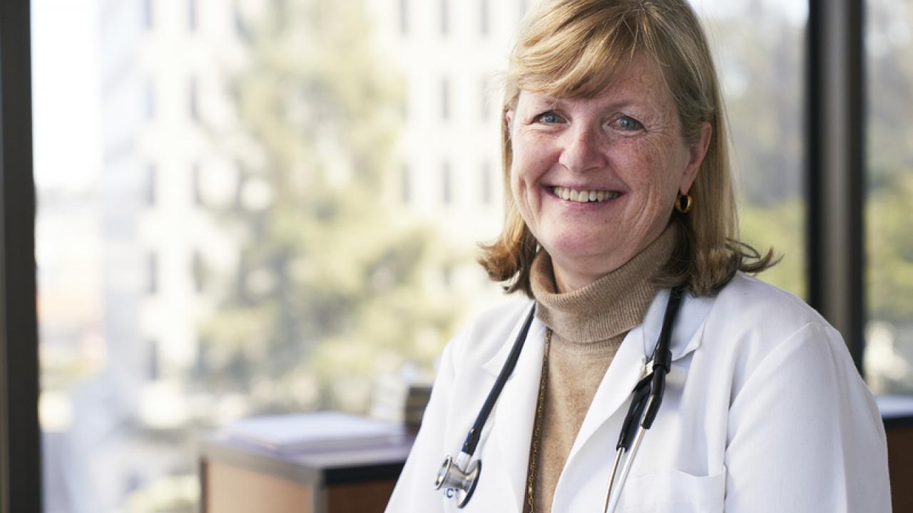 Karin Gaensler, MD, Professor, Department of Medicine (Hematology/Oncology), and the Krishnamurthi Endowed Chair in Hematological Malignancies at UCSF. Photo by Steve Babuljak