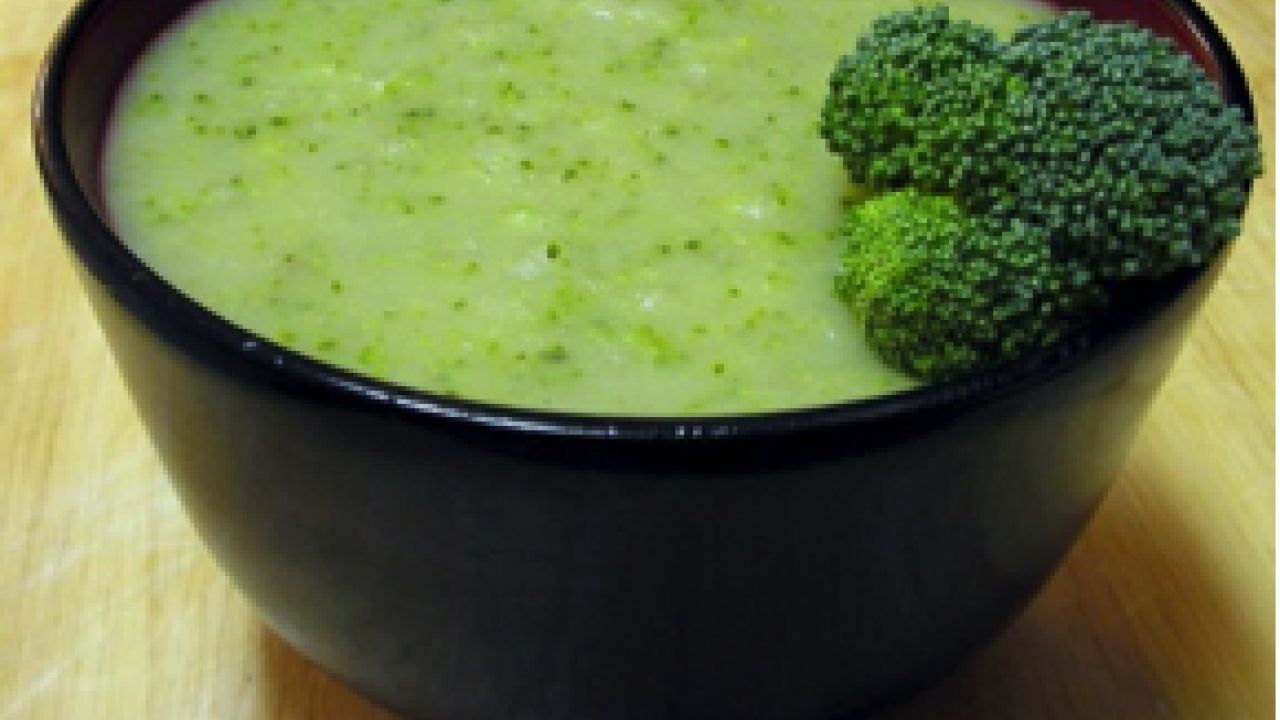 Green Goddess Broccoli and Arugula Soup