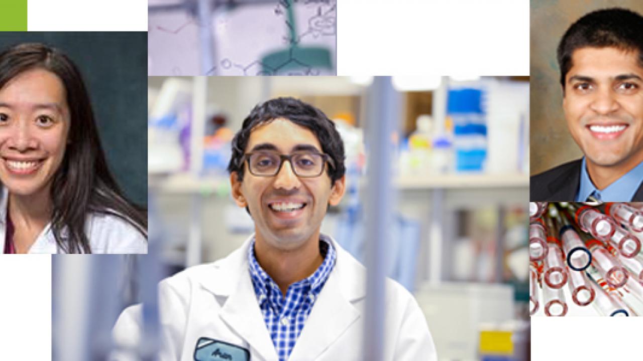 Sandy Wong, MD, Arun Wiita, MD, PhD, and Rahul Aggarwal, MD of the UCSF Helen Diller Family Comprehensive Cancer Center.