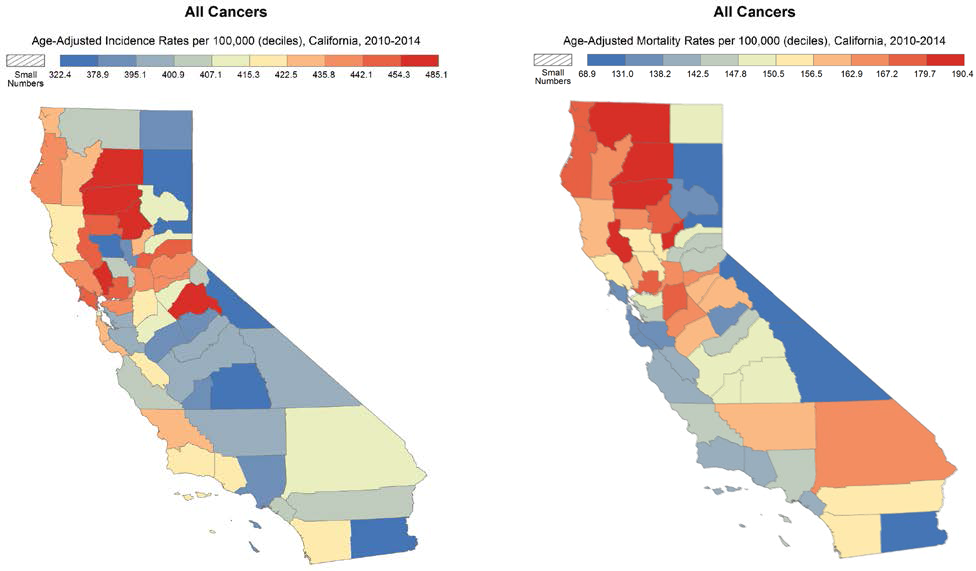 All Cancer Incidence Rates in California