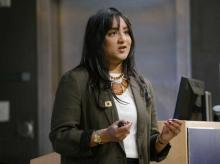 Rushika M. Perera, PhD, delivers the 2026 Byers Lecture.