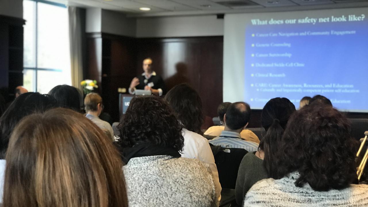 Terence Friendlander, MD, discusses the variety of services offered as a safety net for vulnerable populations with cancer at the Zuckerberg San Francisco General Hospital (ZSFG).