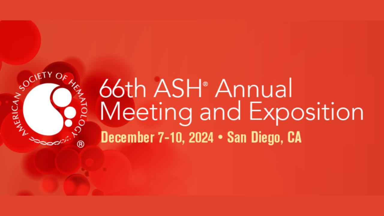 American Society of Hematology Annual Meeting 2024 banner