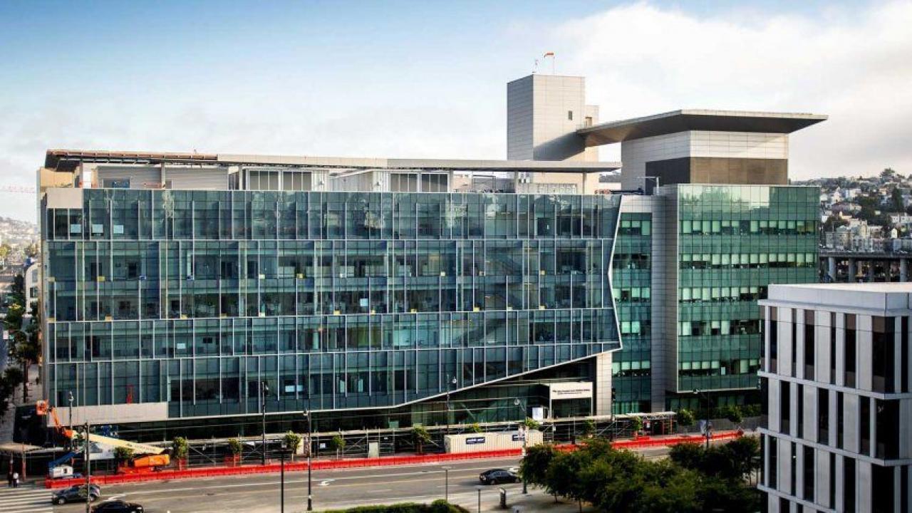 UCSF Baker Precision Cancer Medicine Building at Mission Bay, opens June 24, 2019. Credit: Noah Berger.