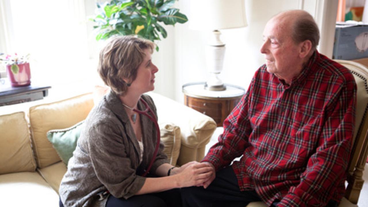 UCSF Patient Home Health Care. Photo by Elizabeth Fall