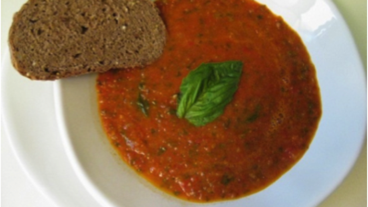 Roasted Tomato Basil Soup