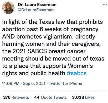 Texas Boycott Abortion Esserman