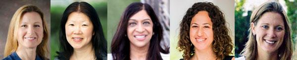 UCSF Dieticians Greta Macaire, Anna Hom, Neha Shah, Ayana Davis, and Natalie Ledesma