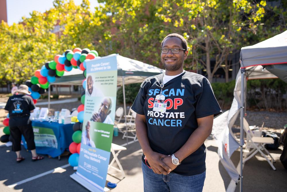 Dr. Sam Washington at the SFCAN Blue Ribbon Car Show