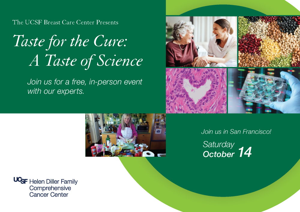 Taste for the Cure 2023 promotional postcard