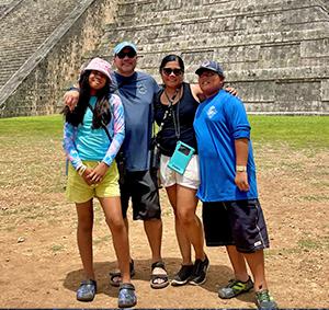 Cecilia Enad and family