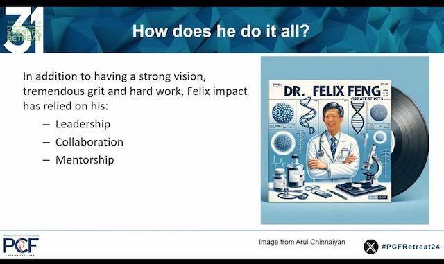 Dr. Felix Feng Special Lecture: Science and Friendship