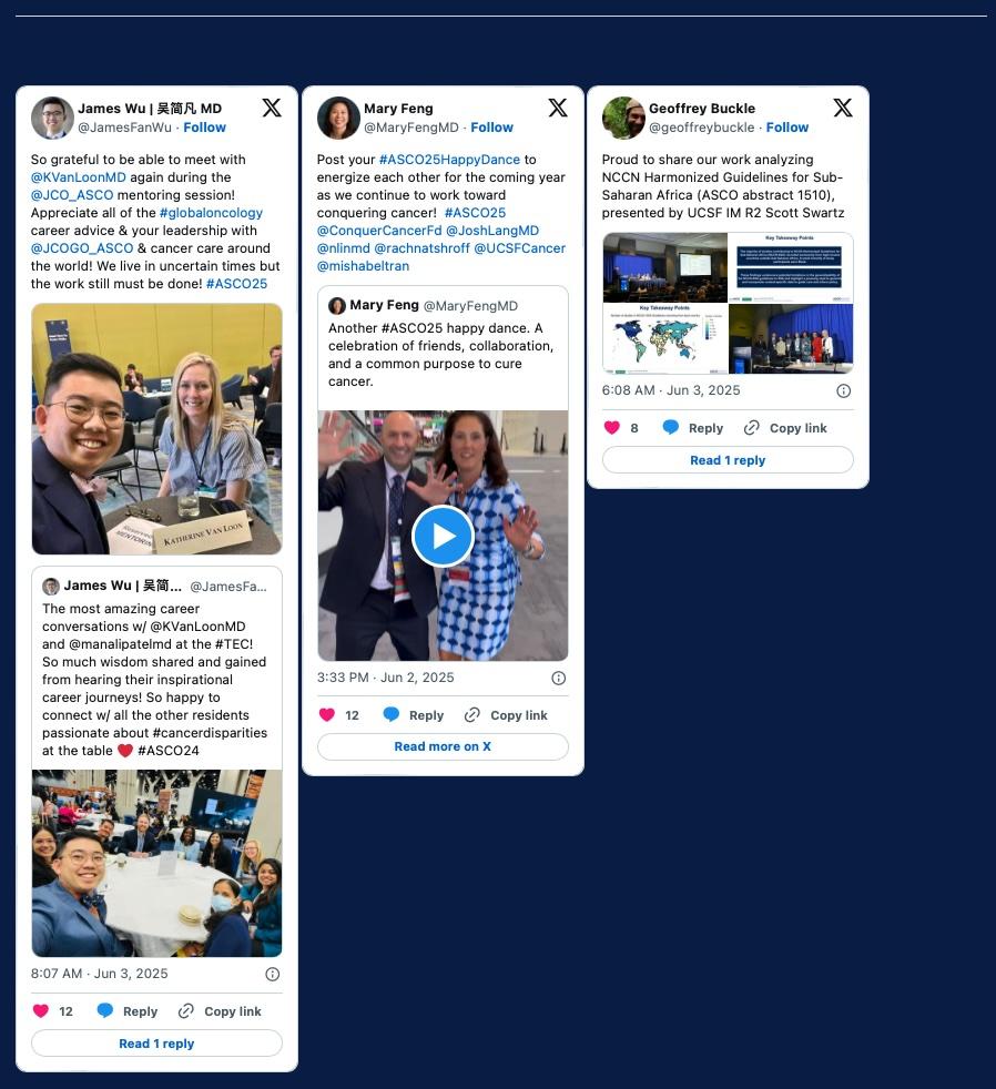 UCSF at ASCO -social media highlights 2