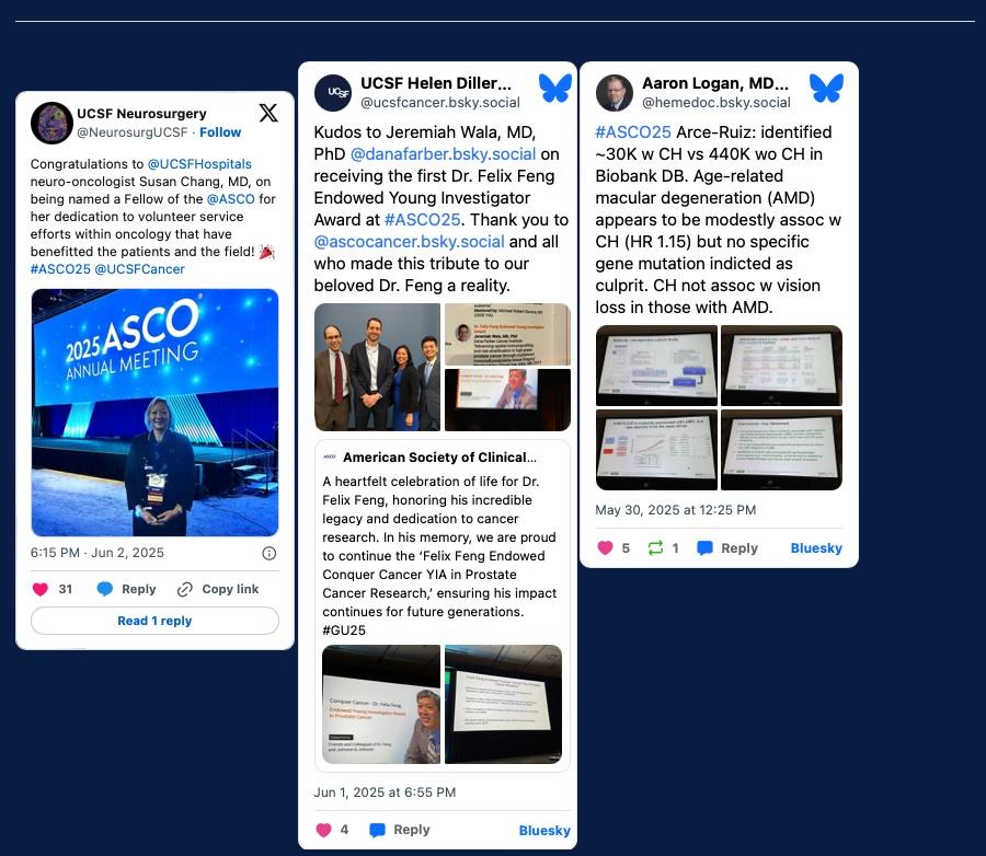 UCSF at ASCO -social media highlights 3