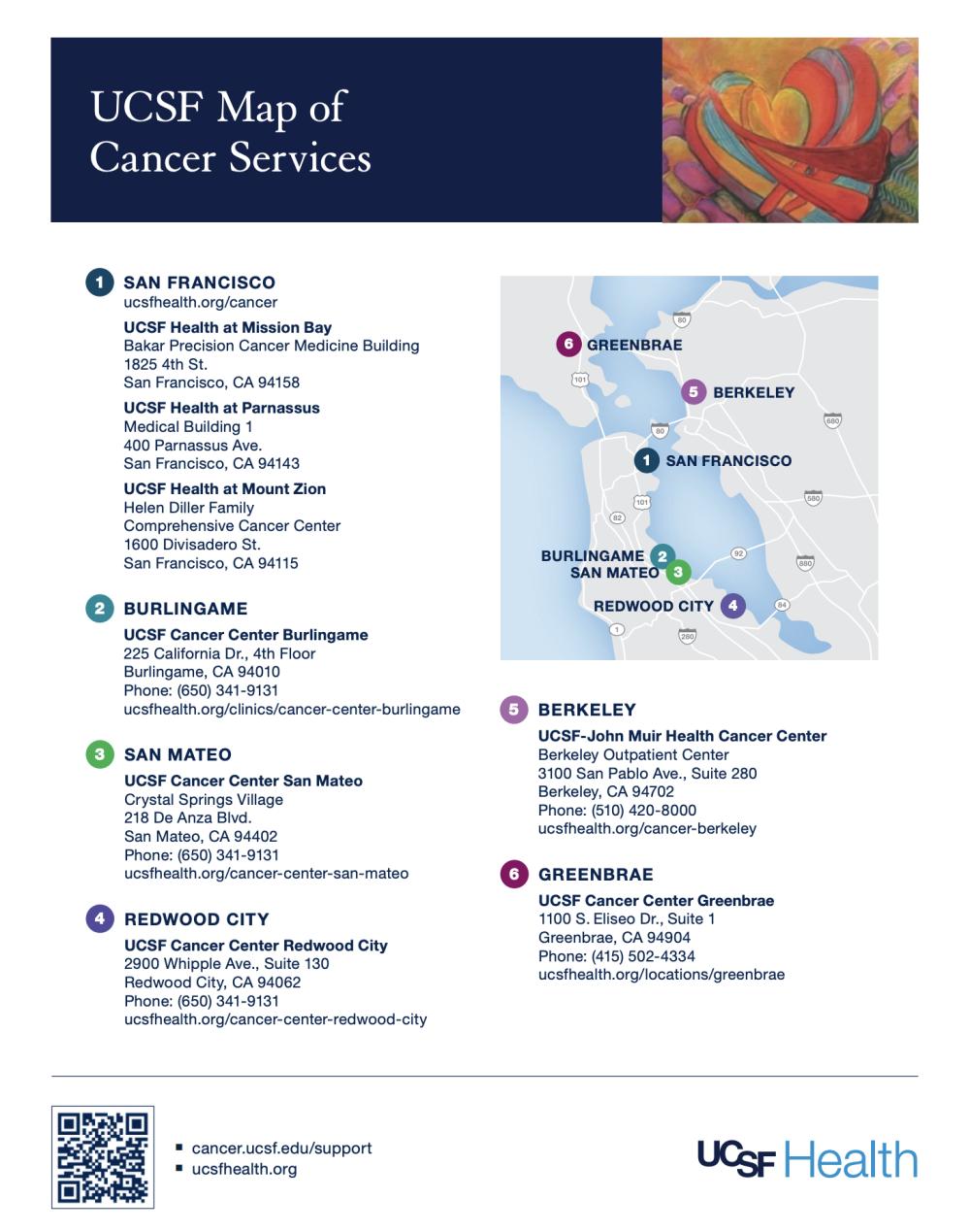 Map of Cancer Services - Page 1