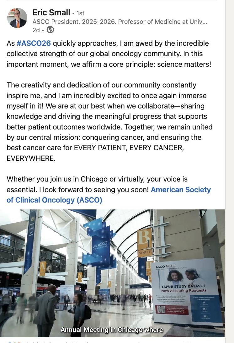 Eric Small on ASCO 2026