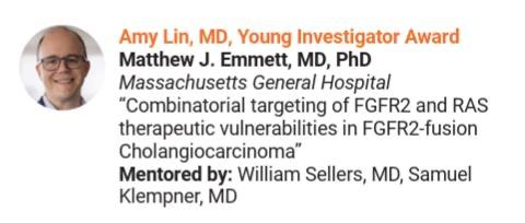 Conquer Cancer Amy Lin Young Investigator Awardee