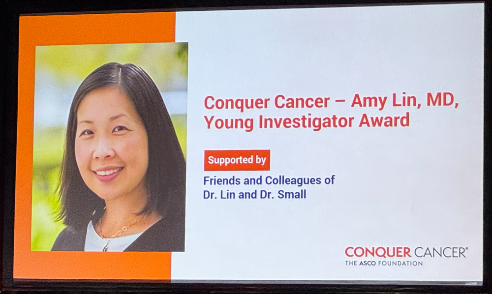 Conquer Cancer - Amy Lin, MD Young Investigator Award