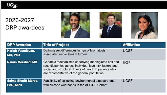 Cancer Health Outcomes DRP Awardees, Vasadevan, Moshed, Shariff-Marco