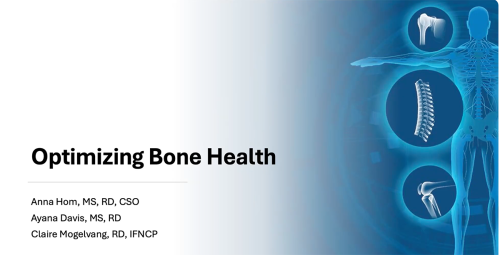 Optimizing Bone Health