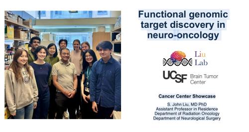 S. John Liu, Cancer Research Showcase