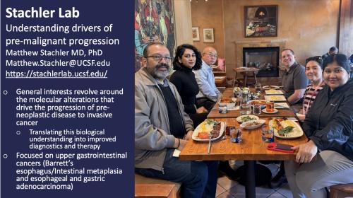 Matt Stachler UCSF Cancer Research Showcase