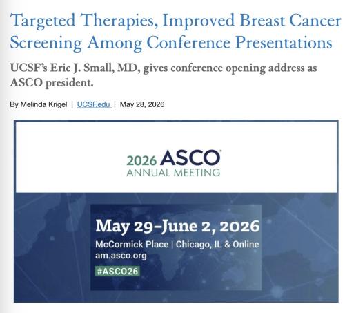 UCSF at ASCO 2026