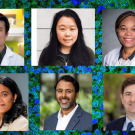 Latest Cancer Health Outcomes SPORE awardees: William S. Chen, MD, Alice Guan, PhD, MPH, Andrea Gillis , MD, MSPH, Salma Shariff-Marco, PhD, MPH, Harish Vasudevan, MD, PhD, and Ramin Morshed, MD.