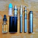 Various e-cigarette and vaping devices