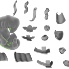 Scientists used contractile mesenchymal cells from mouse embryos to power self-folding living tissues. Image by Zev Gartner Lab/UCSF