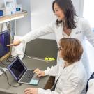 Researchers work in the Dr. Carissa Chu urological cancer lab at the UCSF Helen Diller Family Comprehensive Cancer Center in San Francisco, Calif.