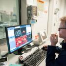 Peder Larson, PhD, works with advanced imaging technology at UCSF.