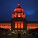 City Hall lit up orange for bladder cancer awareness