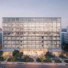 The UCSF Clinical and Life Sciences Building will have eight floors above ground and two levels below, which will house a proton therapy center. Primary care and multi-specialty clinics will occupy floors two through five, and the top floors will house a life sciences business incubator that will serve as an extension of UCSF’s programs in innovation and entrepreneurship. Rendering by Herzog & de Meuron