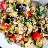 Mediterranean Quinoa Salad  with Roasted Summer Vegetables