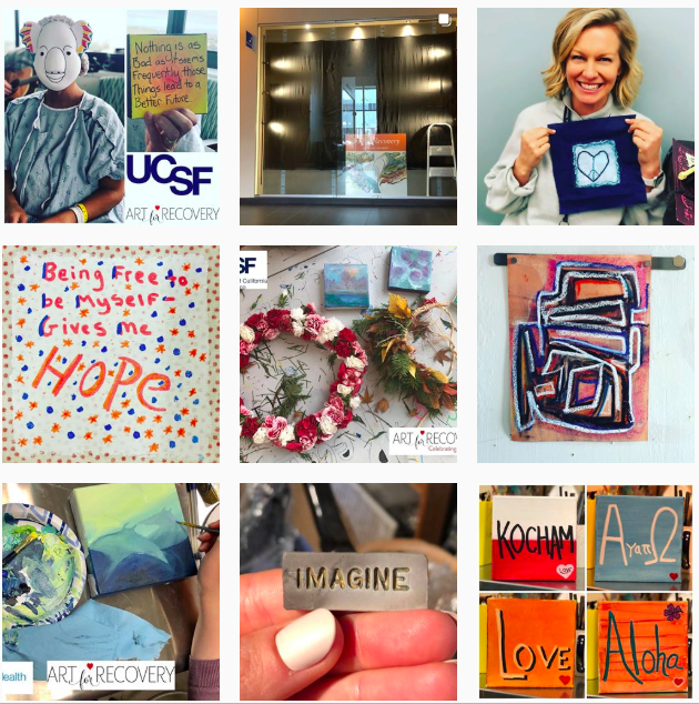 Art for Recovery Instagram